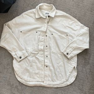 Zara Button Up Denim Jacket